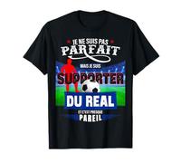Foot Supporter Real Parfait Homme Ou Enfant Match De Foot T-Shirt