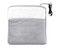 Foot Warmer, Usb Heating Foot Pad, Winter Foot Warming Pad, Detachable Foot Warmer, Usb Electric Foot Warmer with Detachable, Washable Heating Pad for Keeping Feet Warm, 11.42x11.42x1.38in