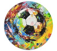 Football 1000 Pieces Jigsaw Puzzles for Adults Family Challenge Toys Stress Relieving Entertainment Cultivate The Spirit of Teamwork for Men, Women, Elders, Seniors 1000pcs (67.5x67.5cm)