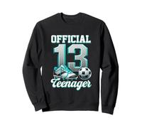 Football 13 Ans Anniversaire Garçon Treize Officiel Adolescent Sweatshirt