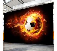 Football 350(W)X256(H)Cm 3D Wall Murals Bedroom Large Wallpapers Living Room Peel And Stick Photos Auto-Adhésives Salle À Manger Décor À La Maison Affiches Murales De Bureau Art Mural Amovible-9988807