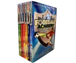 Football Academy Tom Palmer Collection 6 Books Set (Striking Out, Reading The Game, The Real Thing, Boys United, Captain Fantastic)