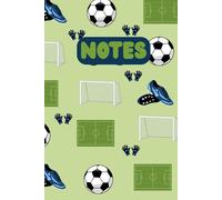 Football and goals notebook: A5 lined notebook for kids