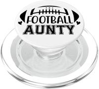 Football Auntie Loud and Proud Football Aunt Cheer Aunty PopSockets PopGrip pour MagSafe