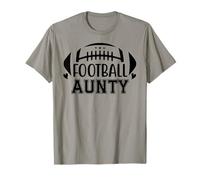 Football Auntie Loud and Proud Football Cheer Aunt Football T-Shirt