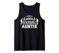 Football Auntie Loud Proud Football Cheer Aunt Football Team Débardeur