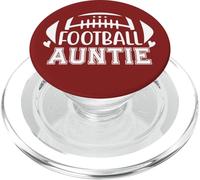 Football Auntie Loud Proud Football Cheer Aunt Football Team PopSockets PopGrip pour MagSafe
