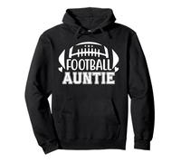 Football Auntie Loud Proud Football Cheer Aunt Football Team Sweat à Capuche