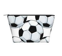 Football, Ballons De Football, Sports, Trousse de Toilette Trousse de Maquillage Sac à cosmétiques Trousse de Toilette de Voyage Portable