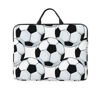 Football Ballons de Soccer Sports,Housse pour Ordinateur Portable 14 Pouces, Sacoche pour Ordinateur Portable, Mallette avec poignée