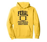 Football Brother Feral Football Big Little Bro Greatest Fan Sweat à Capuche