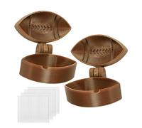 Football Cake Pop Mold - 2 Piece Food Grade Reusable Set | Includes 100 Sticks for Easy Baking Fun Perfect for Birthday Party Wedding Holiday Classroom Home Kitchen Dessert Treats Celebration