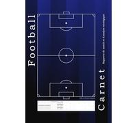 Football Carnet Rapports de match et d'analyse stratégique Taille A5 (Format compact)