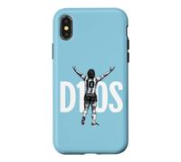Football Celebration Diego Maradona D10S Dios Throwback Coque pour iPhone X/XS