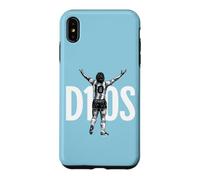 Football Celebration Diego Maradona D10S Dios Throwback Coque pour iPhone XS Max