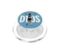 Football Celebration Diego Maradona D10S Dios Throwback PopSockets PopGrip pour MagSafe