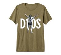 Football Celebration Diego Maradona D10S Dios Throwback T-Shirt Haut de Gamme