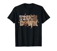 Football Center Player Coach Leopard Print Cheetah Spots T-Shirt