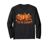 Football C'est la Saison Citrouille Tout Automne Thanksgiving Manche Longue