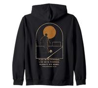 Football Christian Faith Verse Bible Athlète Motivation Sweat à Capuche