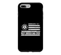 Football Coach Team Player US American Flag Patriotic Retro Coque pour iPhone 7 Plus/8 Plus
