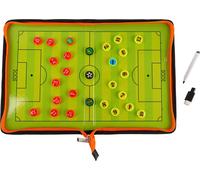 Football Coaching Board Magnetic Kit Tragbarer Strategie -Trainer mit Marker -Stift -Schachstücken Reißverschluss Typ