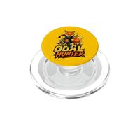 Football Collection The Goal Hunter Fox Soccer Design PopSockets PopGrip pour MagSafe