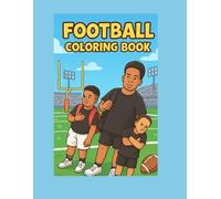 Football coloring and activity book for kids