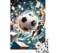 Football Cube Espace Puzzle, 1000 Pièces Jeu Difficile pour Adultes | 70x50cm Carton, Exercice Mental, Construction Solide, Amateurs De Relaxation, Interaction Familiale