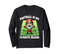 Football Dad Gnome For Men Football Is My Favorite Season Manche Longue