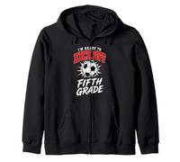 Football de cinquième année Kick Off Back to School Student 5th Class Sweat à Capuche