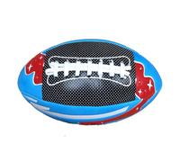 Football d'entraînement pour : Ballon d'entraînement Gonflable de Taille Jeune, en Cuir synthétique avec poignée, Ballon de Sport résistant aux intempéries | Taille Officielle J