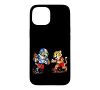 Football Eagle vs Cheetah Mascot Sports Graphic Coque pour iPhone 15