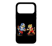 Football Eagle vs Cheetah Mascot Sports Graphic Coque pour iPhone 17 Pro Max