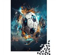 Football en 3D Puzzles pour Adultes, 1000 Pièces, Ensemble De 1000 Pièces en Bois, Puzzles AmÉtats - Unisnts, Jeux ÉduLe chatifs, DécoSourision D'intérieur, Idéal pour Les Cadeaux 1000pcs (75x50cm)