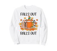 Football Falls Out Balls Out Tis The Season Fall Football Sweatshirt