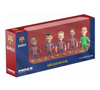Minix Collectible Figurines – Pack de 5 figurines Barcelona 7 cm Bleu