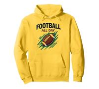 Football Forever NA NK Gridiron Passion Sweat à Capuche, Unisexe pour Adultes, Citron, S