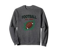 Football Forever NA NK Gridiron Passion Sweatshirt, Unisexe pour Adultes, Chiné Foncé, S