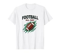 Football Forever NA NK Gridiron Passion T-Shirt, Homme, Blanc, 3XL