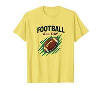 Football Forever NA NK Gridiron Passion T-Shirt, Homme, Citron, M