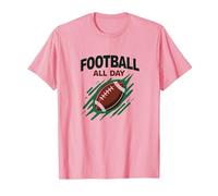 Football Forever NA NK Gridiron Passion T-Shirt, Homme, Rose, L