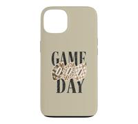 Football Game Day Camo Leopard Plaid Motif Neutre Coque pour iPhone 13