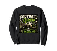 Football is Calling & I Must Go Illustration Graphic Designs Sweatshirt