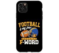 Football is My Second Favorite F Word Funny Touchdown Cadeaux Coque pour iPhone 11 Pro Max