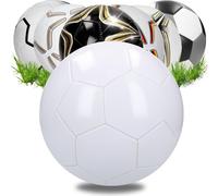 Football 'Liga' - Ballon pour enfants & adultes en cadeau - Taille 5 parfait pour marquer des buts - Ballon de sport pour l'entraînement en intérieur & extérieur - Ballon de foot parfait blanc