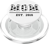 Football Maman 2010 Anniversaire Mère Fête Mères Vintage PopSockets PopGrip pour MagSafe