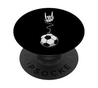 Football Player Coach Team Cool Retro Vintage 90s Alt Metal PopSockets PopGrip Adhésif
