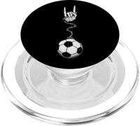Football Player Coach Team Cool Retro Vintage 90s Alt Metal PopSockets PopGrip pour MagSafe