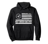 Football Player Coach Team Drapeau américain américain Patriotique rétro Sweat à Capuche